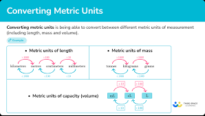 converting metric units math steps