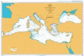 British Admiralty Nautical Chart 4300 Mediterranean And Black Seas