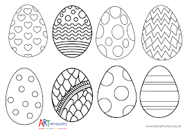 10 indoor clues for big kids. Printable Easter Egg Templates
