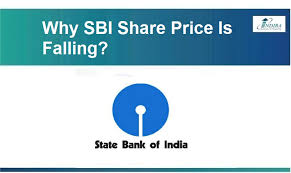why sbi share is falling