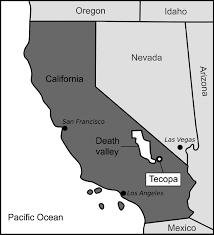 Death valley national park hotel deals. Map Of The Southwest Of The United States Of America Showing The Download Scientific Diagram
