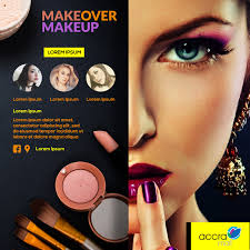 makeover makeup event template psd by