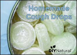 homemade cough drops with herbs for