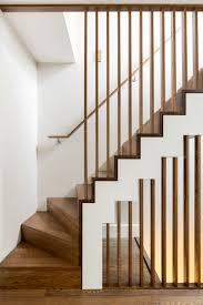 wood railing staircase ideas