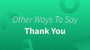 13 other ways to say thank you formal