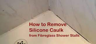 How To Remove Silicone Caulk From