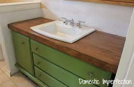 Bathroom Remodel Build A Counter Out