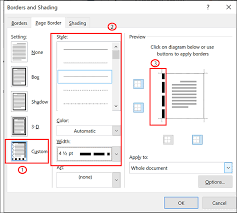 page border in microsoft word