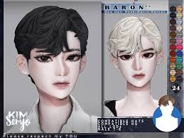 ts4 male hairstyle baron maxis match