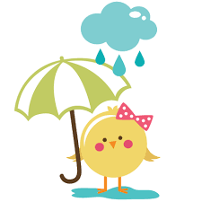 rainy day bird svg file for