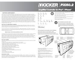Click on the image to enlarge, and then save it to your computer by right. Kicker Pxi50 2 Owner S Manual Pdf Download Manualslib
