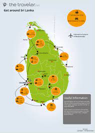 places to visit sri lanka tourist maps
