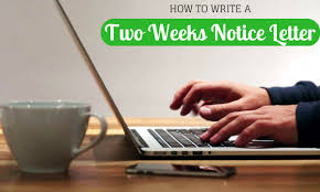 I am sincerely grateful for the opportunities i was offered during my employment, at (company name). How To Write A Two Weeks Notice Letter Samples Example Wisestep