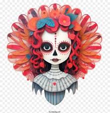 skelita calaveras day of the dead skull