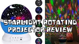 Adoric Star Light Led Rotating Projector Review Demo Youtube