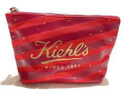 kiehls cosmetic makeup bag brand new