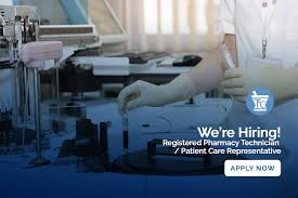 Hiring Registered Pharmacy Technician Patient Care