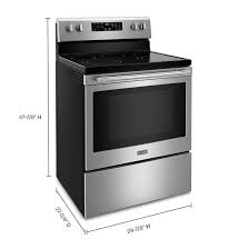 Maytag 30 In Single Oven Electric Range
