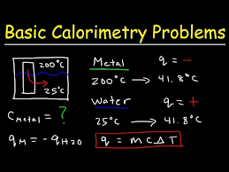 Basic Calorimetry Problems In Chemistry