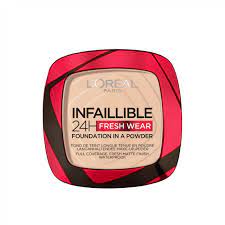 infallible 24h fresh wear foundation powder 40 cashmere