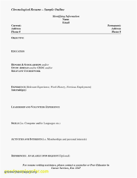 Resume Examples For Highschool Students With No Work Experience