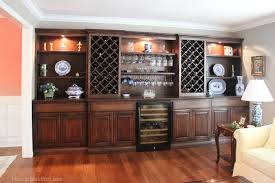 Living Room Wine Cabinet Built Ins