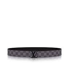 Louis Vuitton Damier Graphite Lv Initiales 40mm Belt At