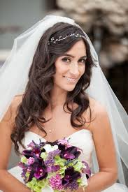 brunette bridal hair and makeup with