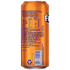 fanta soft drink orange flavoured refreshing 300 ml can