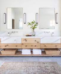 how should you size your bathroom rug