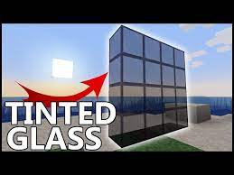 What Does Tinted Glass Do In Minecraft
