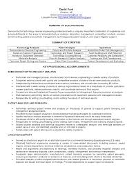Sample Resume Marketing Research Analyst Writing And