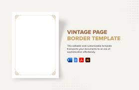 vine page border template in pdf