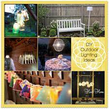 15 Diy Outdoor Lighting Ideas Home