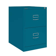 2 drawer bisley filing cabinet azure