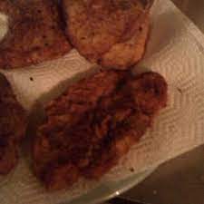 2 oz of boneless fried pork chop