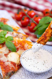 garlic herb dip perfect with pizza