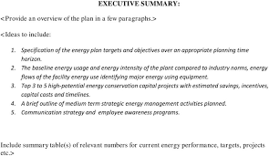 Energy Management Plan Template Pdf