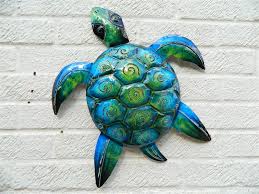 Turtle Wall Art Sea Life Metal Wall