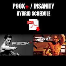 p90x plus insanity hybrid workout