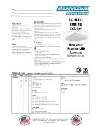 Lghled Series Lumax Lighting Manualzz Com