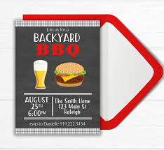Printable Backyard Bbq Invitation Bbq Party Invitation Summer Party Invitation Cookout Invitation Summer Invitation Barbecue Invite