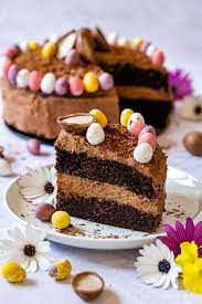 Chocolate Easter Cake Happy Foods Tube gambar png