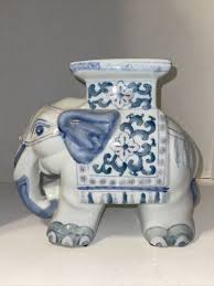 Vintage Chinese Porcelain Elephant