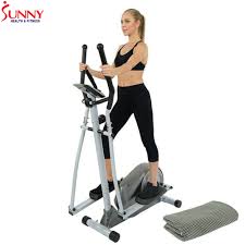 Sunny Health And Fitness Magnetic Elliptical Trainer Sf E3609 W Workout Cooling Towel Walmart Com