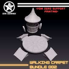 3d file walking carpet bundle 002 3d