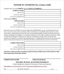 Power Of Attorney Form Free Printable 9 Free Word Pdf