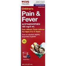 Cvs Health Dye Free Childrens Pain Relief Suspension Liquid 8oz