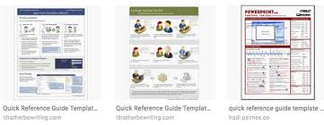 How To Design A Quick Reference Card