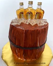 whisky barrel cake